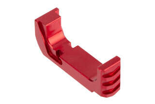 Tyrant Designs Glock Extended Mag Release Gen 4-5 features a red anodized finish